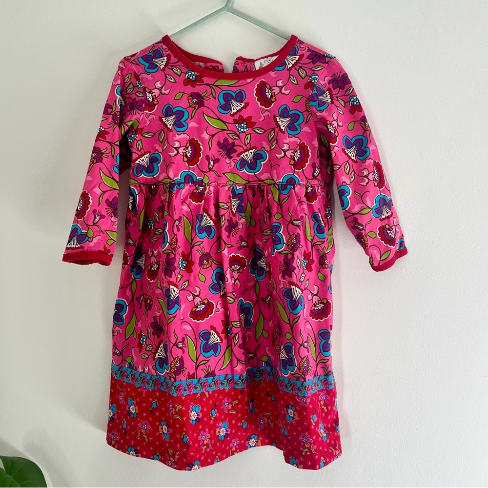 Hanna Andersson Pink Floral Dress